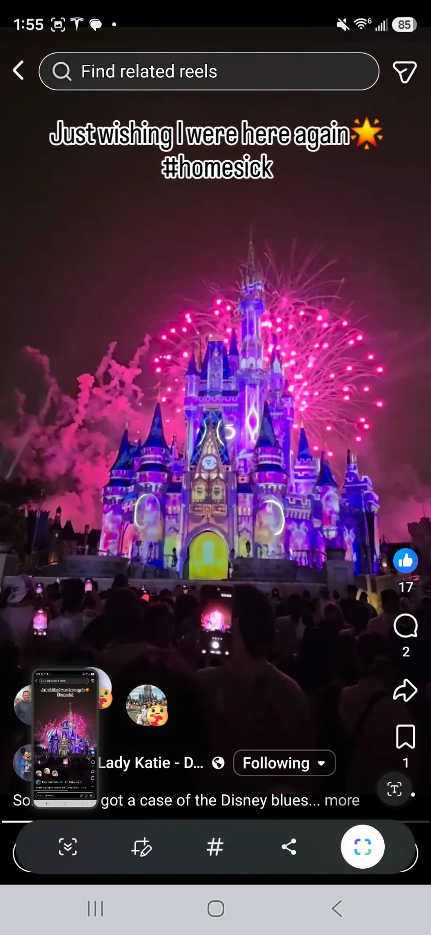 Somebody's got a case of the Disney blues. Still missing Disney and I've been home for almost a week now.
Bring me back!!
Let's put you in the MAGIC!✨️
My concierge services are 💯 % FREE❗️
Send me a message to start planning😊
💌PixieLadyKatie@gmail.com 
📲DM me on FB or Instagram
🧚🏼‍♀️PixieLadyKatie🧚🏼‍♀️Katie Goska 
 𝘼𝙪𝙩𝙝𝙤𝙧𝙞𝙯𝙚𝙙 𝙋𝙞𝙭𝙞𝙚 𝙋𝙡𝙖𝙣𝙣𝙚𝙧 𝙏𝙧𝙖𝙫𝙚𝙡 𝙋𝙧𝙤𝙛𝙚𝙨𝙨𝙞𝙤𝙣𝙖𝙡 𝙒𝙞𝙩𝙝 ✨️𝙏𝙞𝙘𝙠𝙚𝙩-𝙏𝙤-𝙍𝙞𝙙𝙚, 𝙄𝙣𝙘.✨️ 
.
#PixieLadyKatie #Disney #traveladvisor #disneyvacation #homesick