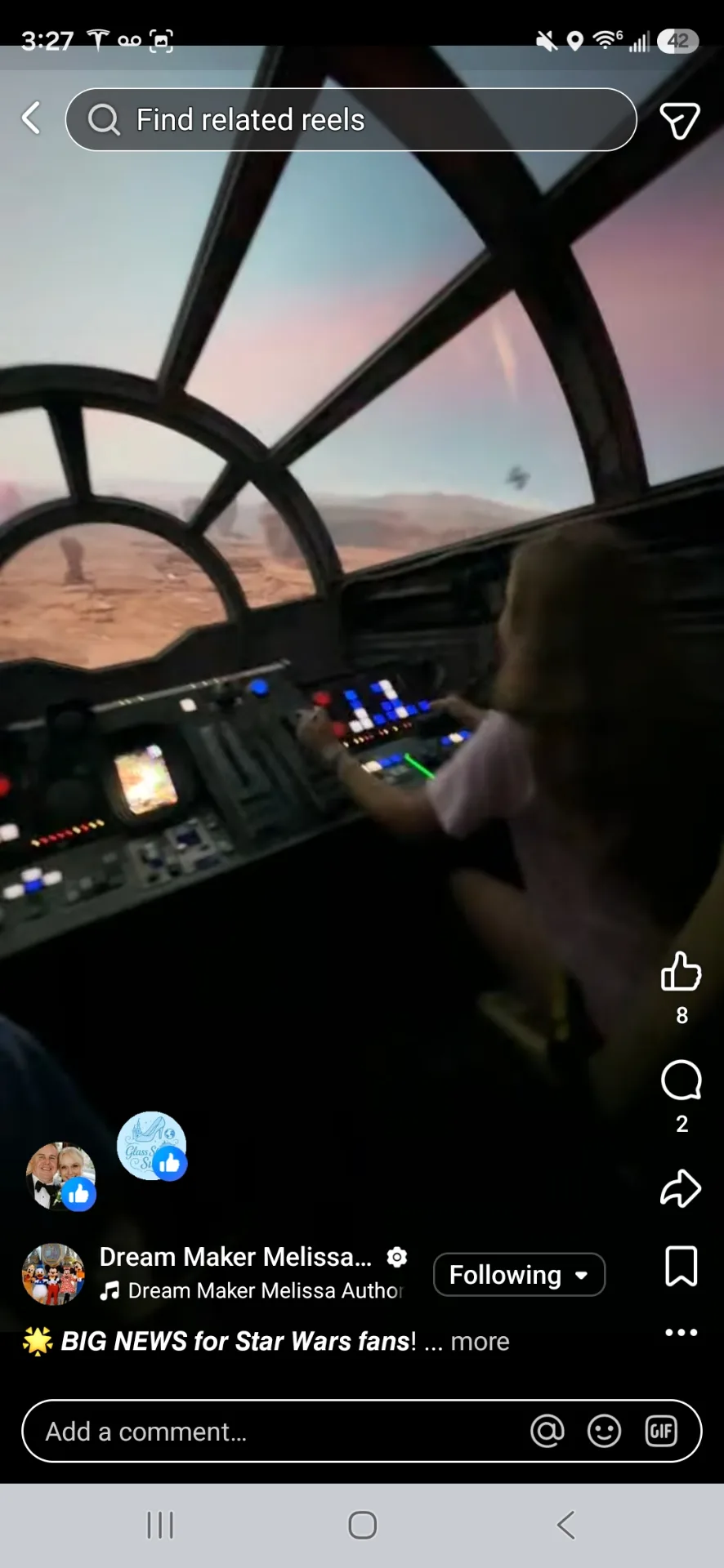 🌟 𝘽𝙄𝙂 𝙉𝙀𝙒𝙎 𝙛𝙤𝙧 𝙎𝙩𝙖𝙧 𝙒𝙖𝙧𝙨 𝙛𝙖𝙣𝙨! 🌟
The Millennium Falcon: Smugglers Run at Disney’s Hollywood Studios has an all-new adventure featuring The Mandalorian & Grogu! 🚀💚
Your crew of six will work together on a new mission, with each role having something different to do:
🚀 Pilots – Fly the Falcon, dodge obstacles & jump to hyperspace
🎯 Gunners – Battle enemy TIE fighters
🔧 Engineers – Repair the ship, collect cargo, call Grogu AND help choose where your crew travels next!
You could journey to Bespin, Coruscant, or the wreckage of the second Death Star above Endor—meaning every flight can be a little different!
And yes… Grogu is along for the adventure! 💚
This new experience debuted May 22, 2026 at both Walt Disney World and Disneyland.
✨Which role would you pick? Personally I prefer being a gunner or engineer for motion sick purposes, plus kids usually prefer being the pilots!
🏰 My vacation planning and concierge services are 100% complimentary when you book with me! From finding the perfect resort and applying discounts to dining reservations, personalized park plans, and support before and during your trip, I'll handle the details so you can focus on making magical memories.
✨ Let's start planning your next adventure!
📩 Message me today for your FREE, no-obligation quote!
📧 dreammakermelissa@gmail.com
📲 847-331-5102
#dreammakermelissa #starwars #disneyworld #disneyland #milleniumfalcon