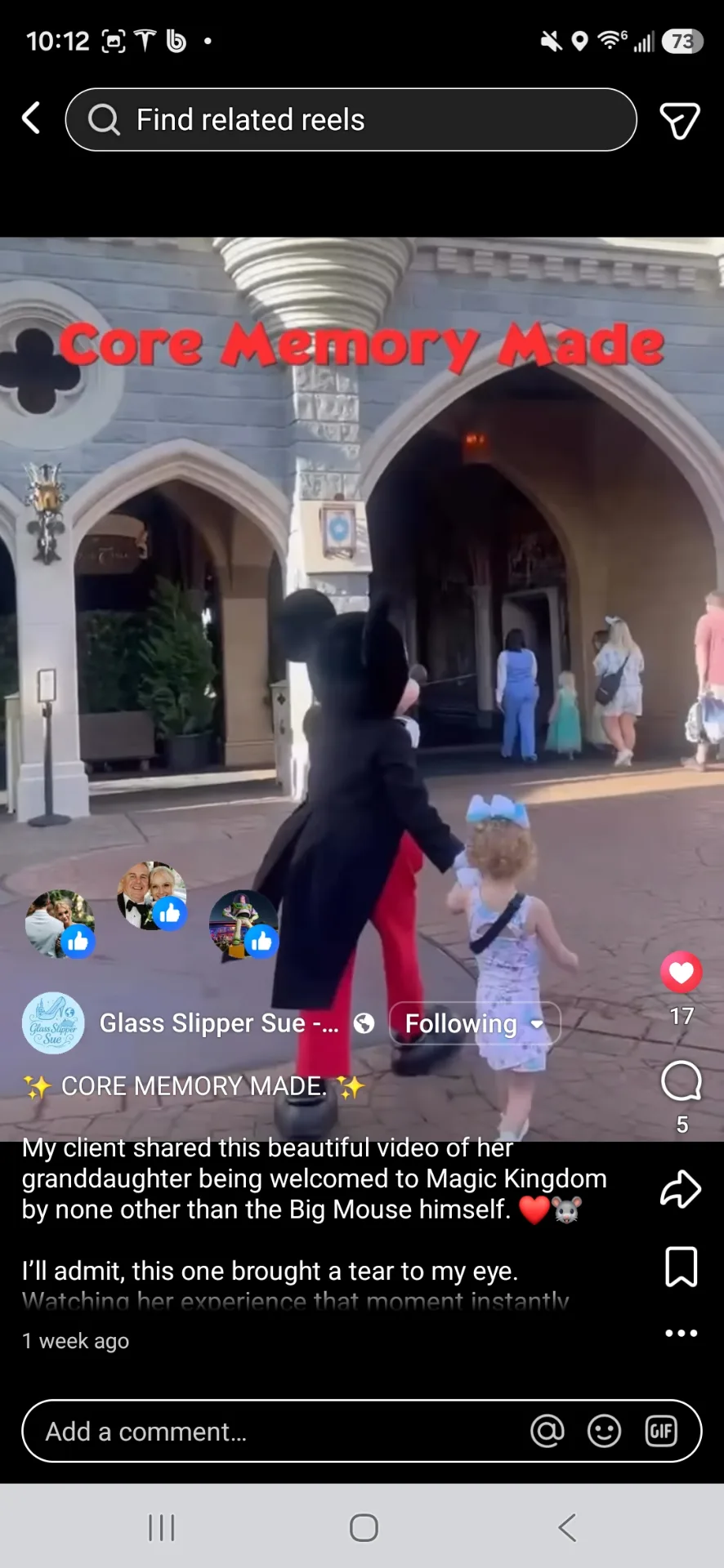 ✨ CORE MEMORY MADE. ✨
My client shared this beautiful video of her granddaughter being welcomed to Magic Kingdom by none other than the Big Mouse himself. ❤️🐭
I’ll admit, this one brought a tear to my eye. Watching her experience that moment instantly took me back to when my own children were this age and the pure joy on their faces during those magical character interactions.
These are the moments that stay with us. The ones that become part of our family stories and, years later, can still take us right back to the magic. ✨
Thank you so much for sharing this sweet moment with me and for allowing me to share a little of the magic with all of you.
This. This is why I love what I do. ❤️🏰✨
✨ 𝘾𝙤𝙣𝙩𝙖𝙘𝙩 𝙢𝙚 𝙩𝙤𝙙𝙖𝙮 𝙖𝙣𝙙 𝙖𝙡𝙡𝙤𝙬 𝙢𝙚 𝙩𝙤 𝙢𝙖𝙠𝙚 𝙩𝙝𝙚 𝙈𝘼𝙂𝙄𝘾 𝙝𝙖𝙥𝙥𝙚𝙣 𝙛𝙤𝙧 𝙮𝙤𝙪𝙧 𝙛𝙖𝙢𝙞𝙡𝙮! Mʏ ᴄᴏɴᴄɪᴇʀɢᴇ sᴇʀᴠɪᴄᴇs ᴀʀᴇ 100% FREE ᴡʜᴇɴ ʏᴏᴜ ʙᴏᴏᴋ ʏᴏᴜʀ ᴘᴀᴄᴋᴀɢᴇ ᴛʜʀᴏᴜɢʜ ᴍᴇ!
📱 Instagram.com/GlassSlipperSue
💻 Glass Slipper Sue - Authorized Pixie Planner Travel Professional
💌 GlassSlipperSue@gmail.com
Sᴜᴇ Dᴀʟʏ Authorized Pixie Planner Travel Professional ᴀᴛ Tɪᴄᴋᴇᴛ-Tᴏ-Rɪᴅᴇ, Iɴᴄ
#GlassSlipperSue #CoreMemoryMade #MagicKingdom #MakingMemories #TicketToRideInc
