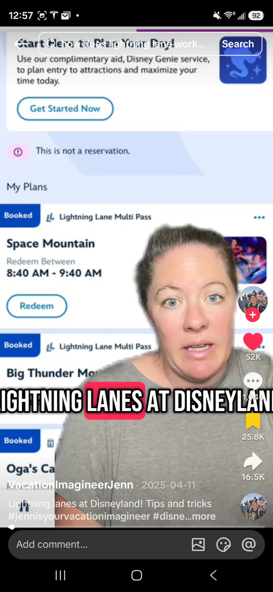 Lightning lanes at Disneyland! Tips and tricks #jennisyourvacationimagineer #disney #tickettoride #fypシ #fyp #freeconciergeservice #travelplanning #disneyland